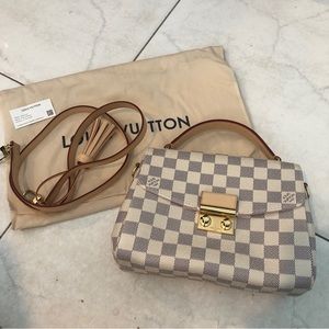 NWB Louis Vuitton Croisette Damier Azur